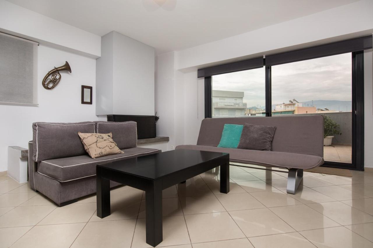 Spacious Modern Apartments With Great Rooftop View Афіни Екстер'єр фото